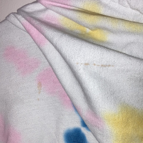 HP🥳 Juniors Self Esteem Crop Hoodie Tie-Dye Print - Picture 5 of 6